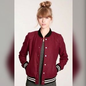 Urban Outfitters BDG Wool Varsity Bomber Jacket